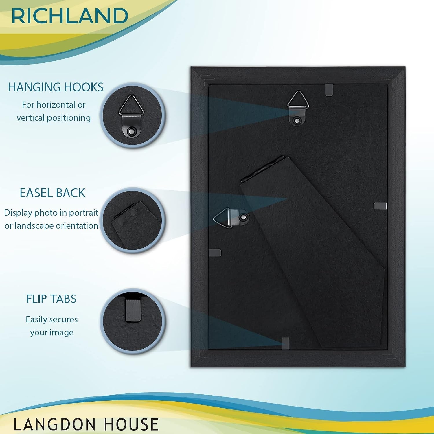 4x6-picture-frames-set-black-6-pack-distinguished-edging-for-classic-style-richland-collection