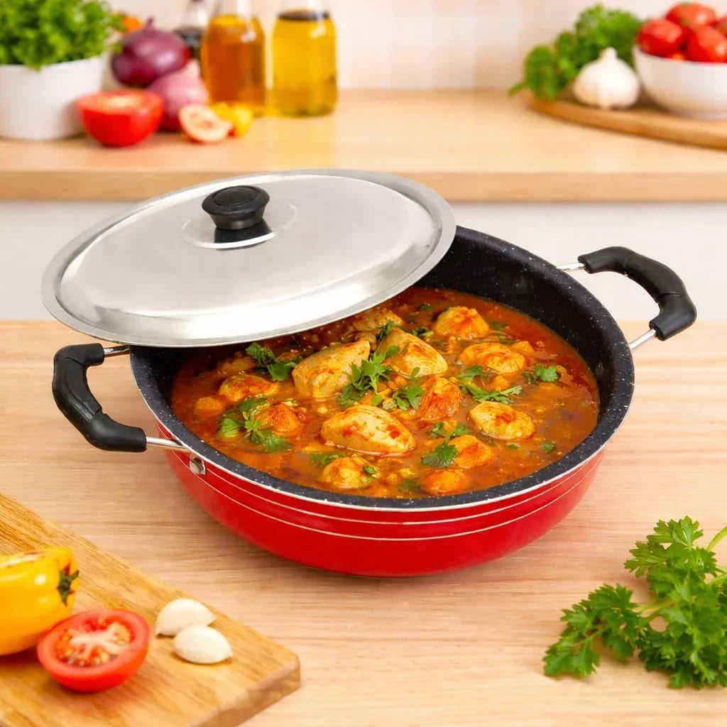 nonstick-kadhai-with-lid-2l-all-purpose-pan-deep-fry-pan-for-indian-cooking-stir-fry-aluminium-wok-deep-fry-skillet-cookware-cooking-pan