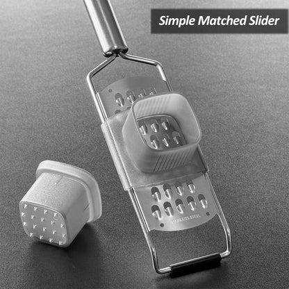 Zester Grater Set, 4 Pack-Fine/Coarse/Extra Coarse/Slider Attachment2