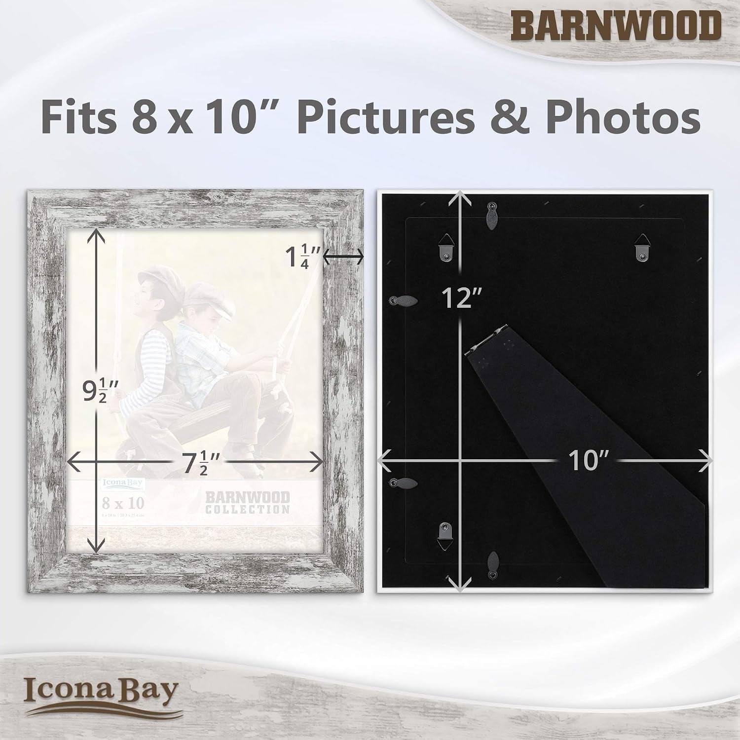 8x10-pony-gray-picture-frame-barnwood-collection