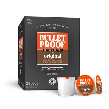 Original Medium-Roast Single-Serve Coffee Pods, 24 Count | Clean Coffee Sustainably Sourced, 100% Arabica Coffee, Tested for Toxins1