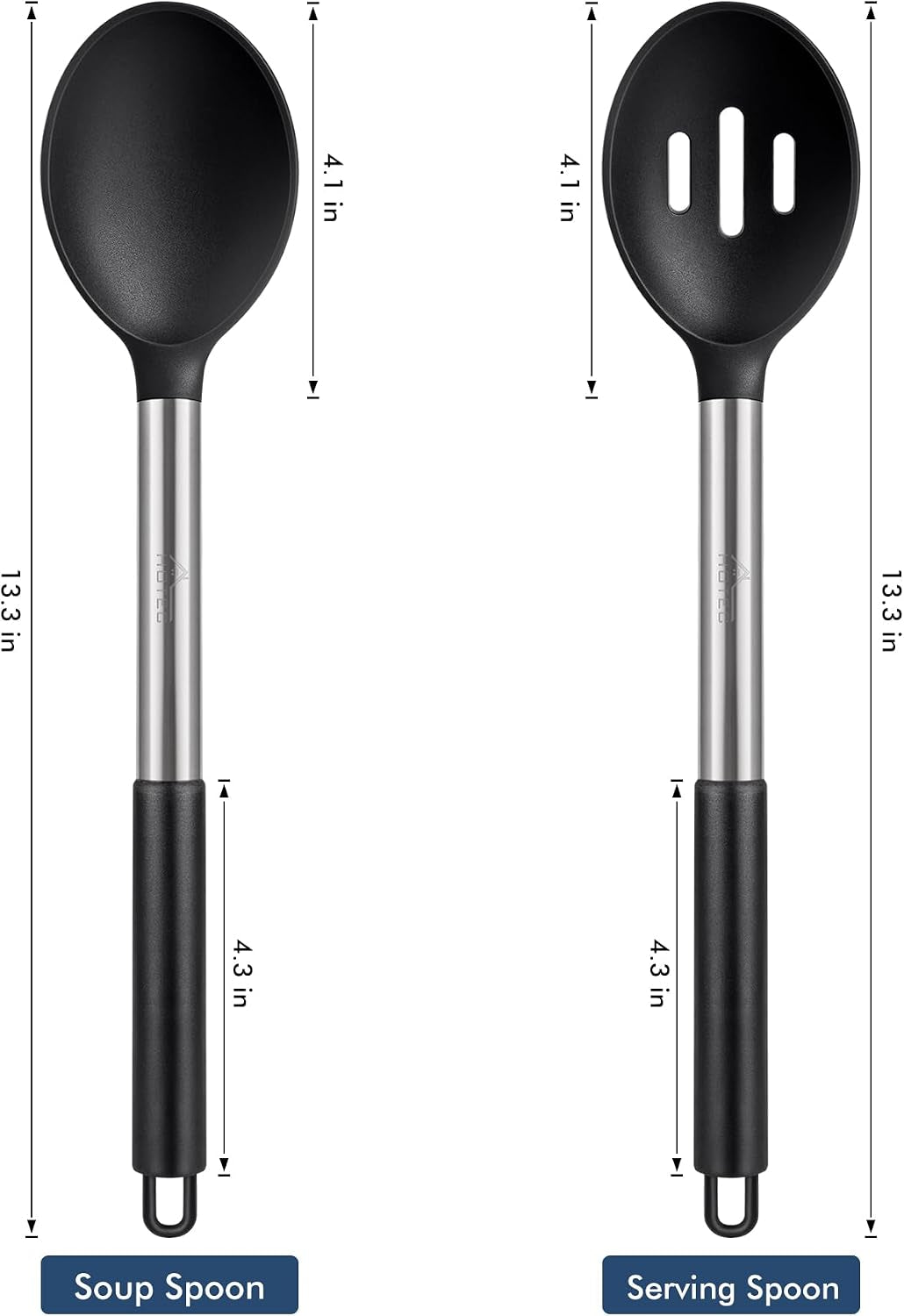 446-f-heat-resistant-large-silicone-cooking-spoon-bpa-free-solid-slotted-spoons-nonstick-kitchen-cookware-utensils-mixing-serving-stiring-large-spoons-black