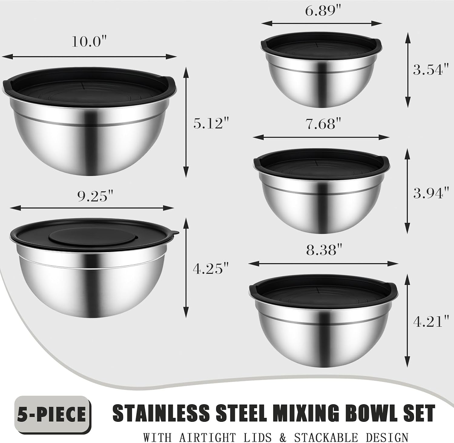 stainless-steel-mixing-bowls-with-lids-5-pcs-mixing-bowls-with-lids-set-included-3-grater-attachments-size-4-5-4-3-5-2-1-1-5qt-mixing-bowl-set-for-baking-and-serving-black-5-pack