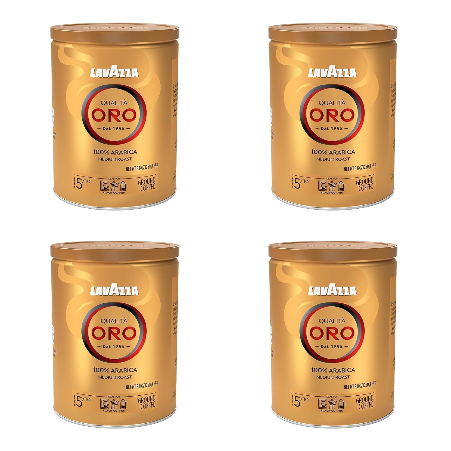 lavazza-qualita-oro-ground-coffee-medium-roast-100-arabica-8-8-oz-tin-pack-of-4
