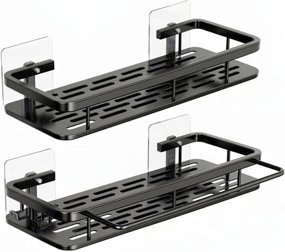 Self Adhesive Shower Caddy Organizer 2-Pack No-Drill Storage8