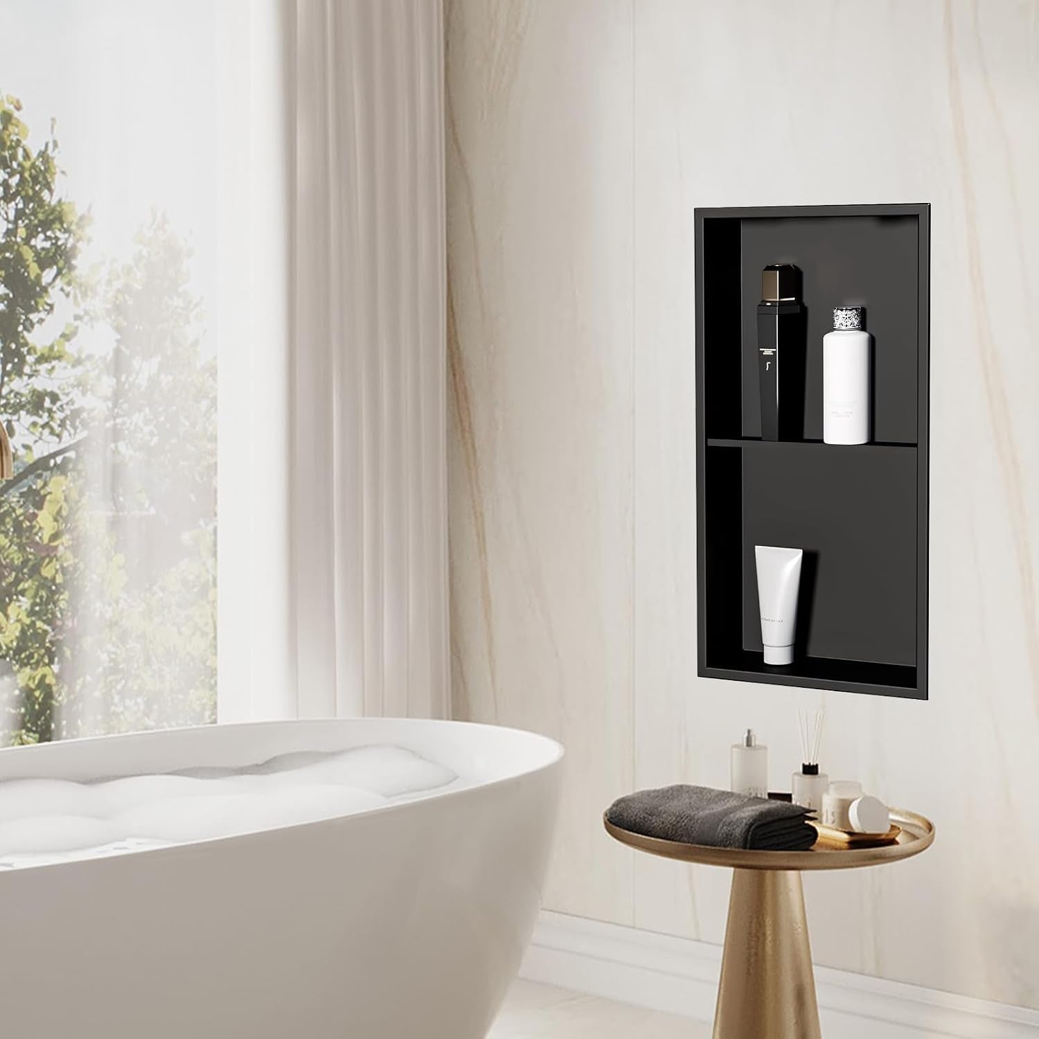 shower-niche-24-x-12-black-stainless-steel-wall-niche