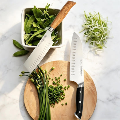 7” Santoku Knife – Sharp Forged German Steel Kitchen Knife4