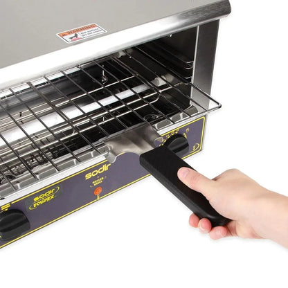 BAR-100/1 Sodir 18-Inch Countertop Single Shelf Grill Toaster Oven, Stainless Steel, 120V, NSF3