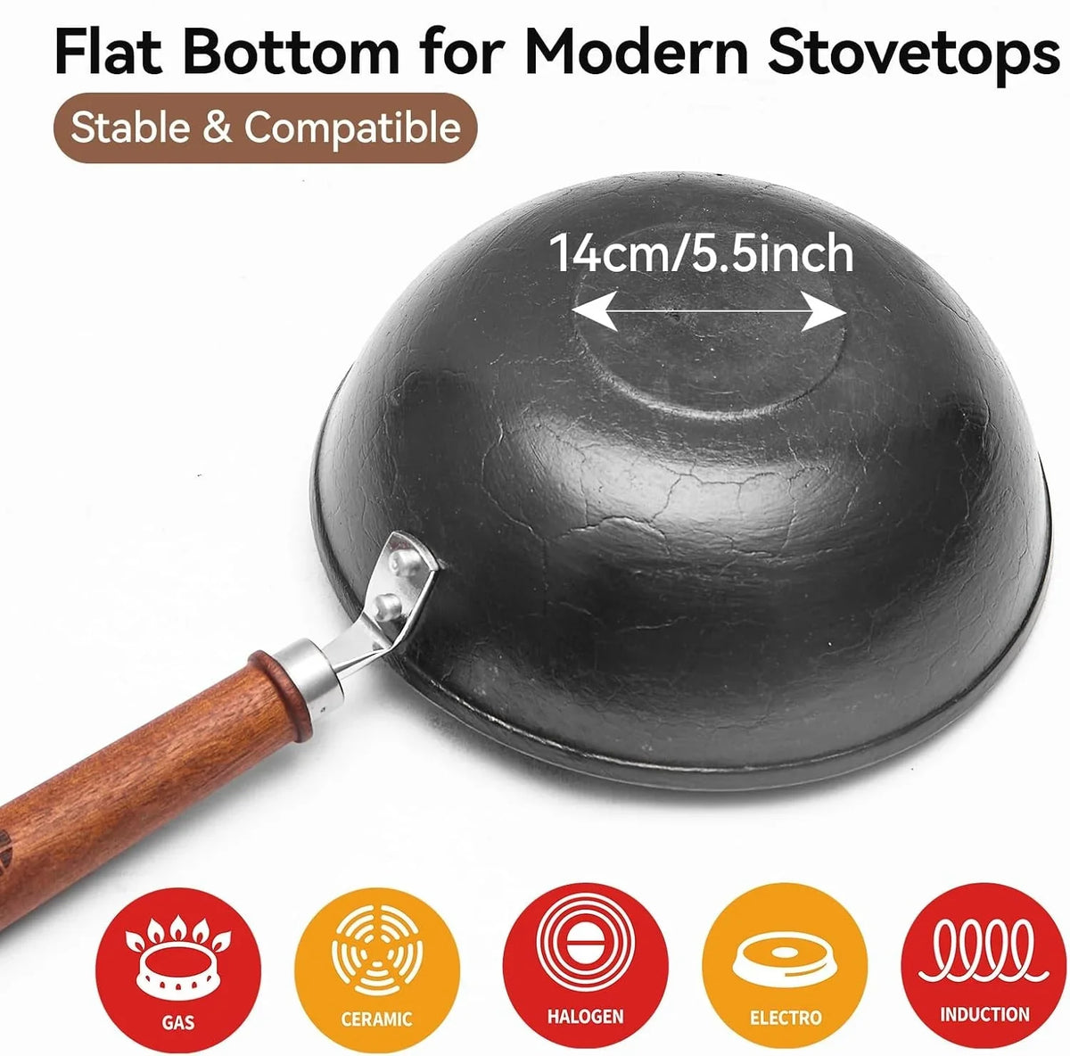 9-5-inch-small-cast-iron-wok-with-lid-handcrafted-tortoise-shell-texture-uncoated-stir-fry-pan-flat-bottom-wok-for-electric-induction-gas-stoves-2-5-quart-requires-seasoning