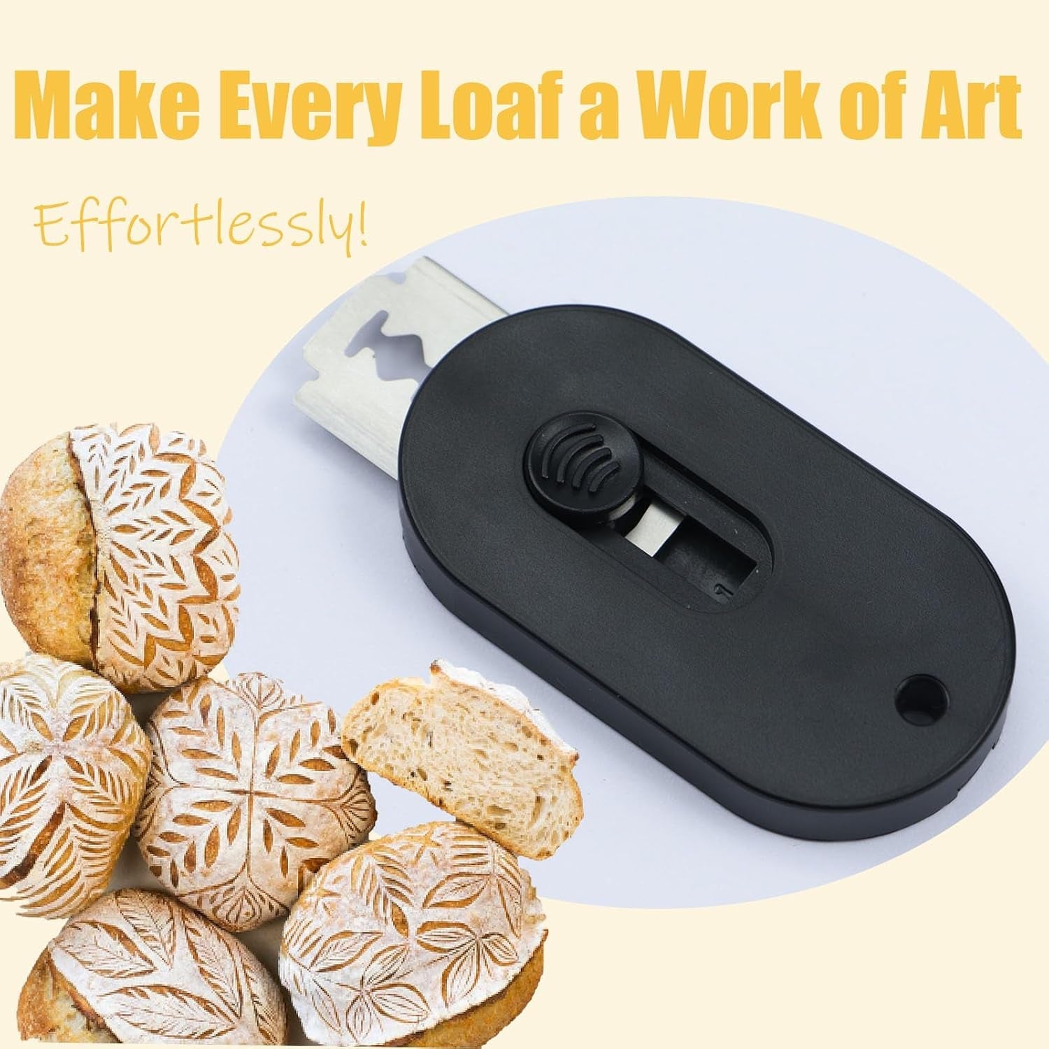 bread-lame-professional-stainless-steel-dough-scoring-tool-with-ultra-sharp-blades-for-bread-scoring-bakery-artistry-and-sourdough-bread-making-includes-5-extra-blades-black