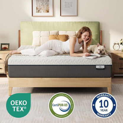 12 Inch King Mattress, Memory Foam Mattress in a Box Medium Plush8