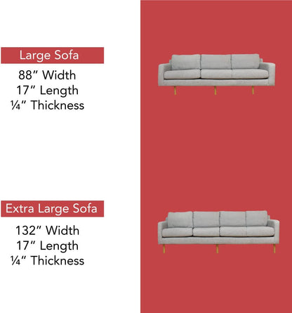 Deluxe Extra Thick Sagging Furniture Cushion Support Insert| Seat Saver| New and Improved| Extend the Life of Your Sofa| 60% Thicker - Sofa - 17" L X 66" W5