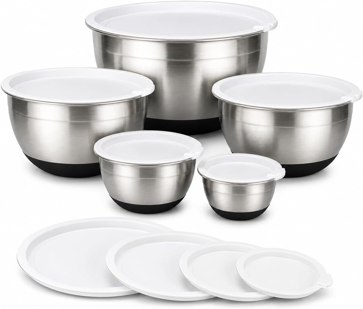 premium-stainless-steel-mixing-bowls-with-lids-non-slip-set-of-5-mixing-bowl-set-with-silicone-base-space-saving-great-for-cooking-baking-prepping-0-25qt-1qt-1-5qt-3qt-5qt