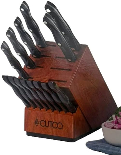 17-Piece Kitchen Knife Set, the World'S Finest Cutlery (Black)1