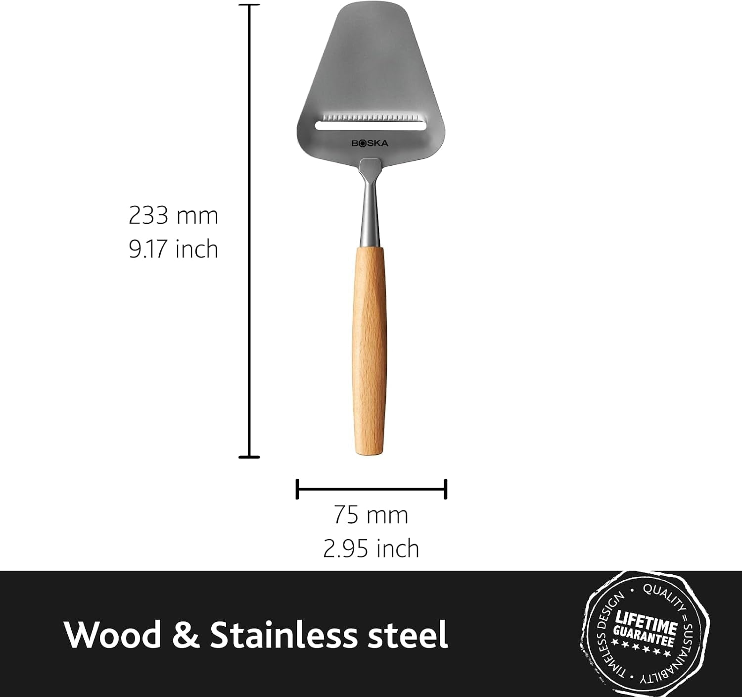 boska-cheese-slicer-amigo-slicer-for-mature-and-aged-cheese-ergonomic-handle-stainless-steel-beech-wood-non-stick-thanks-to-bsf-treatment-also-for-slicing-vegetables