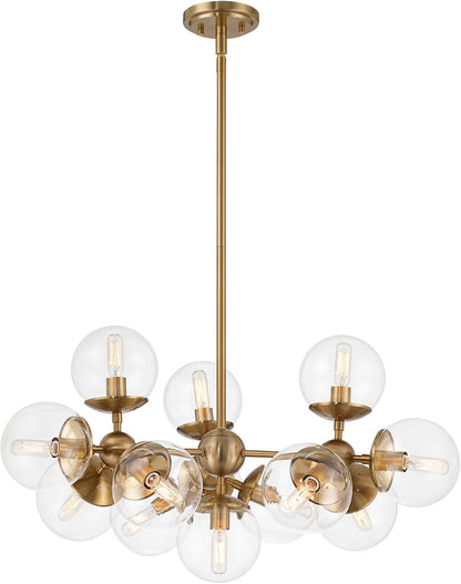 Cosas 27 1/2" Wide Warm Brass 13-Light Modern Pendant Light Fixture9