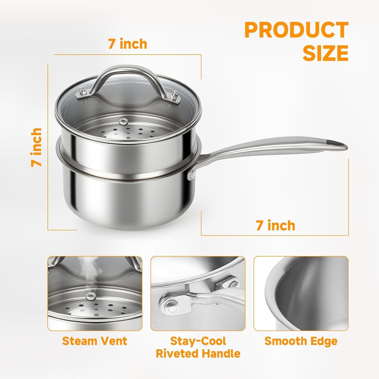1-5-qt-tri-ply-stainless-steel-saucepan-with-steamer-basket-lid-nonstick-sauce-pan-with-stay-cool-handle-induction-safe-small-cooking-pot-ideal-for-vegetables-oatmeal-daily-steaming