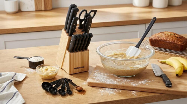 22-Piece Kitchen Knife Block Set, High Carbon Stainless Steel9