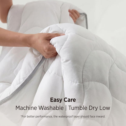 Bedsure Twin XL Mattress Topper - 800 GSM Waterproof Mattress Topper for College Dorm Room Essentials with 8-21 Inches Deep Pocket, Pillow Top Twin Extra Long Bed Pad Fitted for Bedroom - White8