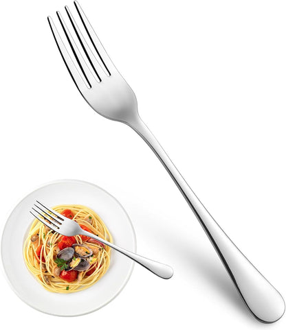 Dinner Forks,Set of 16 Top Food Grade Stainless Steel Silverware Forks,Table Forks,Flatware Forks,8 Inches,Mirror Finish & Dishwasher Safe,Use for Home,Kitchen or Restaurant1
