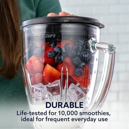 Oster® Classic Series 8-Speed Blender with 6-Cup Glass Jar, Gray4