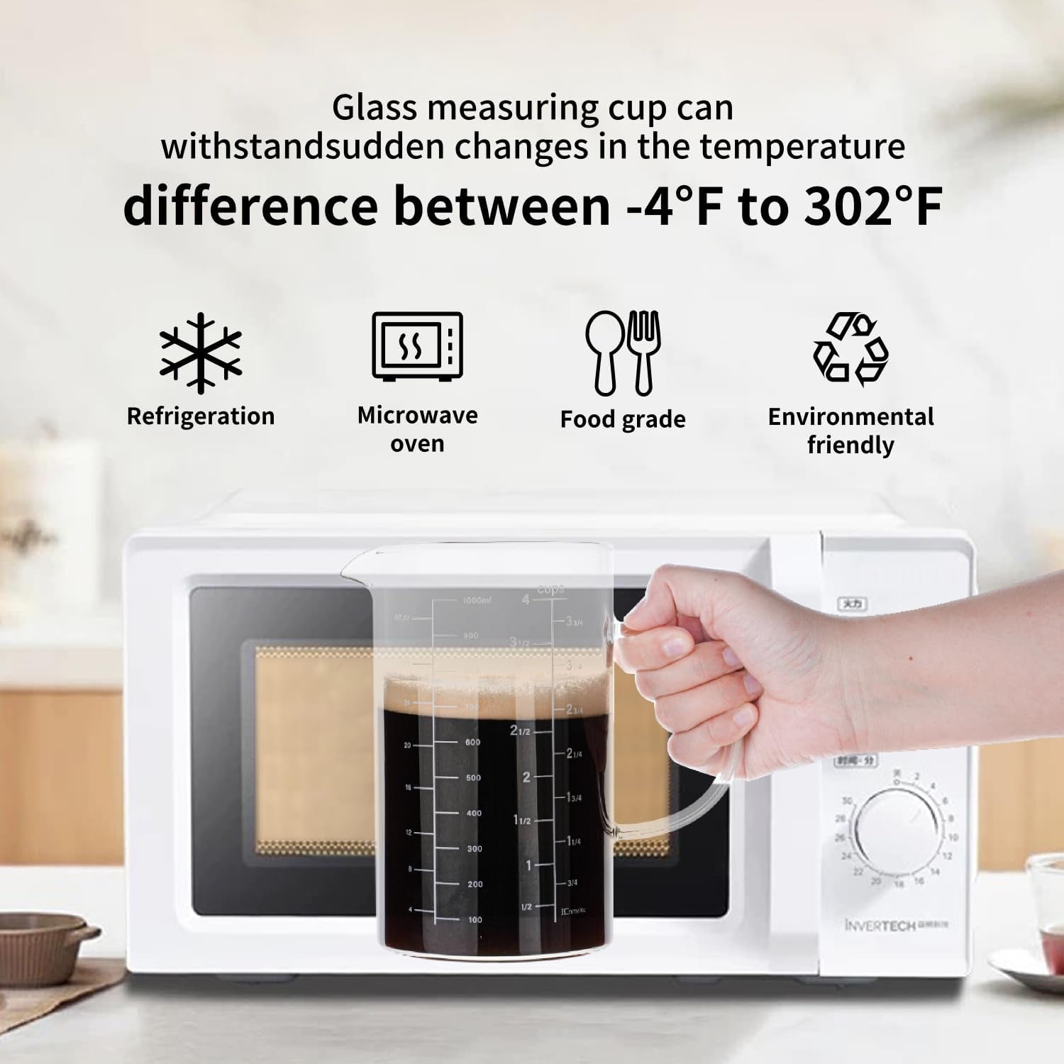 glass-measuring-cup-insulated-handle-v-shaped-spout-high-borosilicate-glass-measuring-cup-1000ml-1-liter-4-cup-for-kitchen-or-restaurant-easy-to-read-1000ml-1pcs
