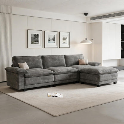 108" Modular Sectional Couch, L Shaped Cloud Sofa for Living Room9