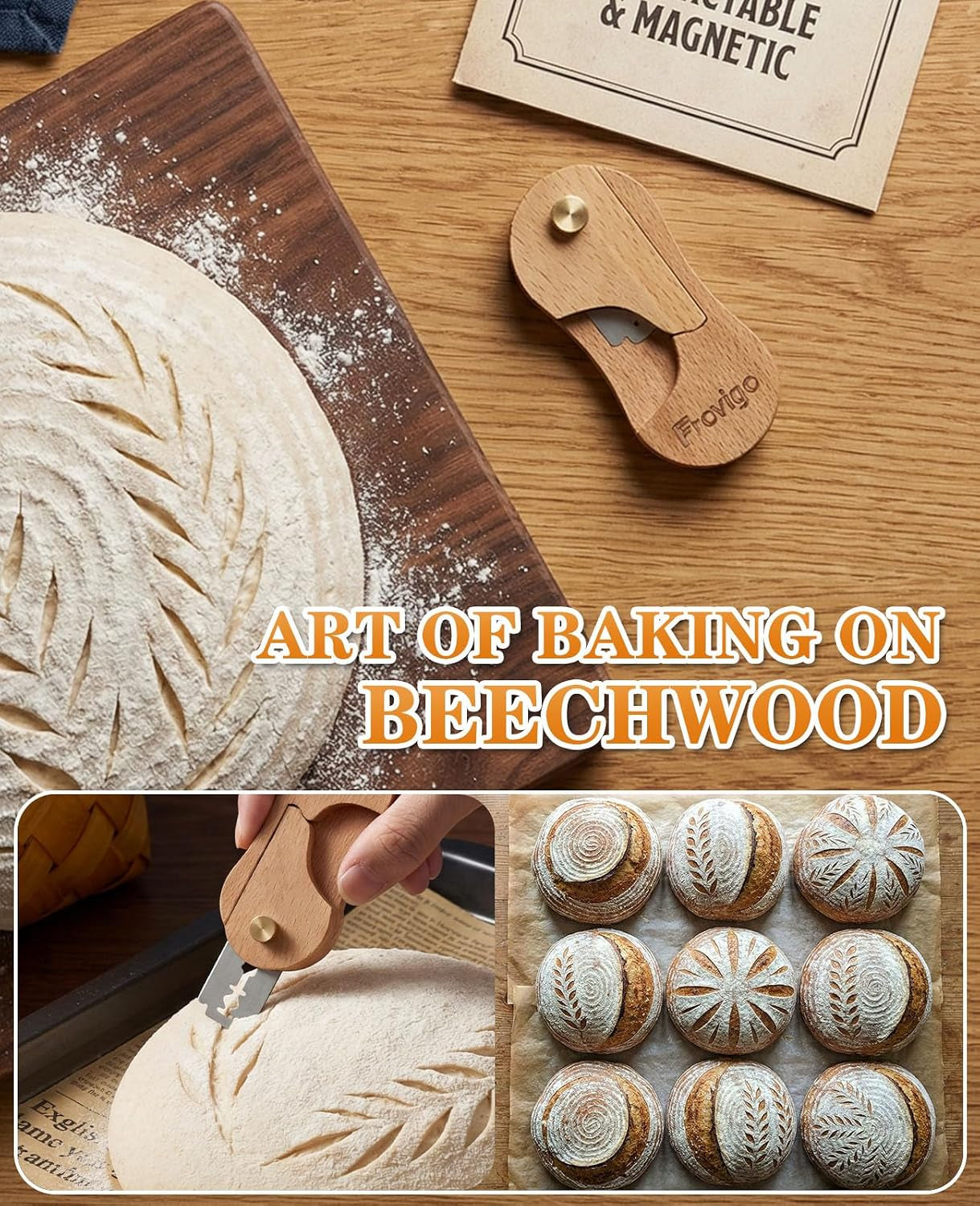 bread-lame-dough-scoring-tool-with-extractable-magnetic-wooden-sourdough-scoring-tool-with-5-retractable-razor-blades-professional-multi-purpose-bread-knife-slashing-supplies-for-baking