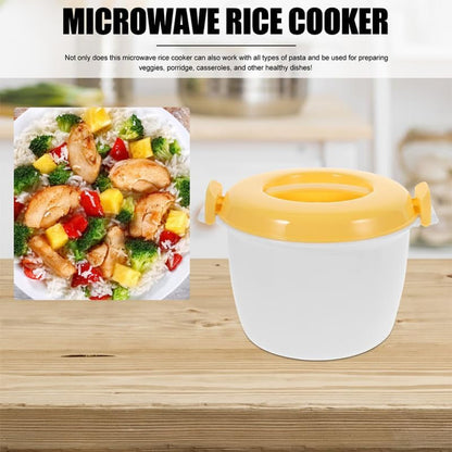 Microwave Rice Cooker Microwavable Rice Container with Spoon Large Capacity Microwave Steamer for Home Office Dormitory Hospital 8.26 X 6.88 X 5.51 In5