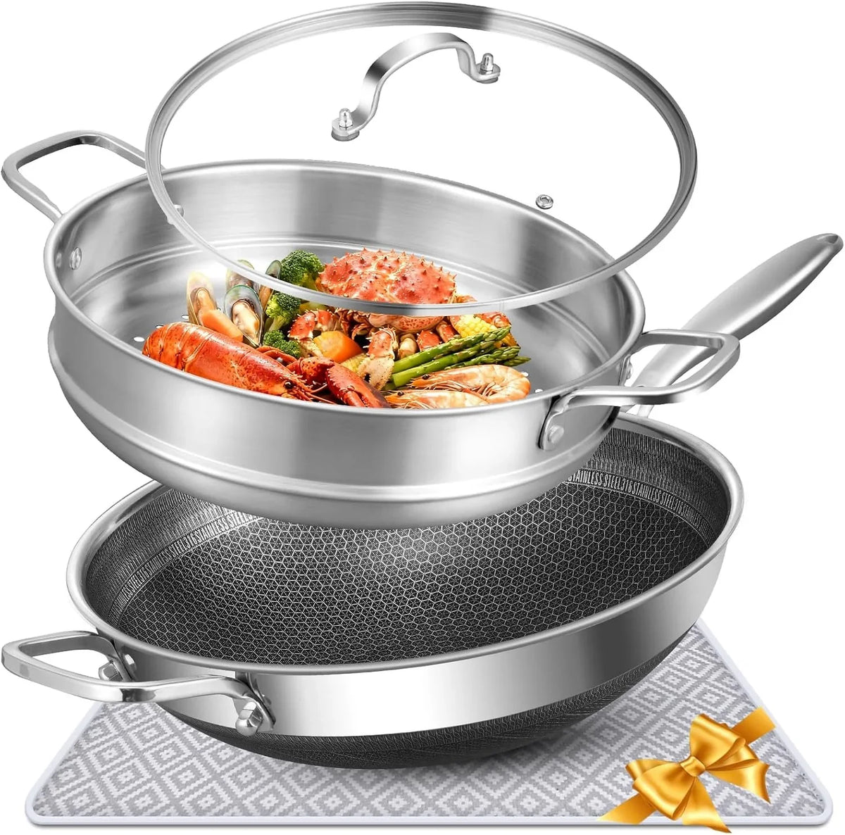 hybrid-13-inch-wok-with-steamer-nonstick-stainless-steel-wok-wok-pan-stir-fry-pans