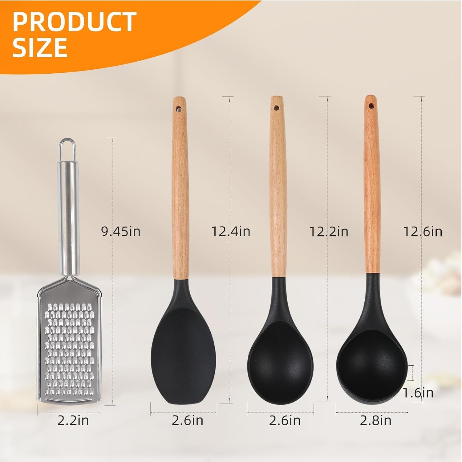 4-piece-set-3-silicone-cooking-spoons-1-grater-kitchen-utensils-black
