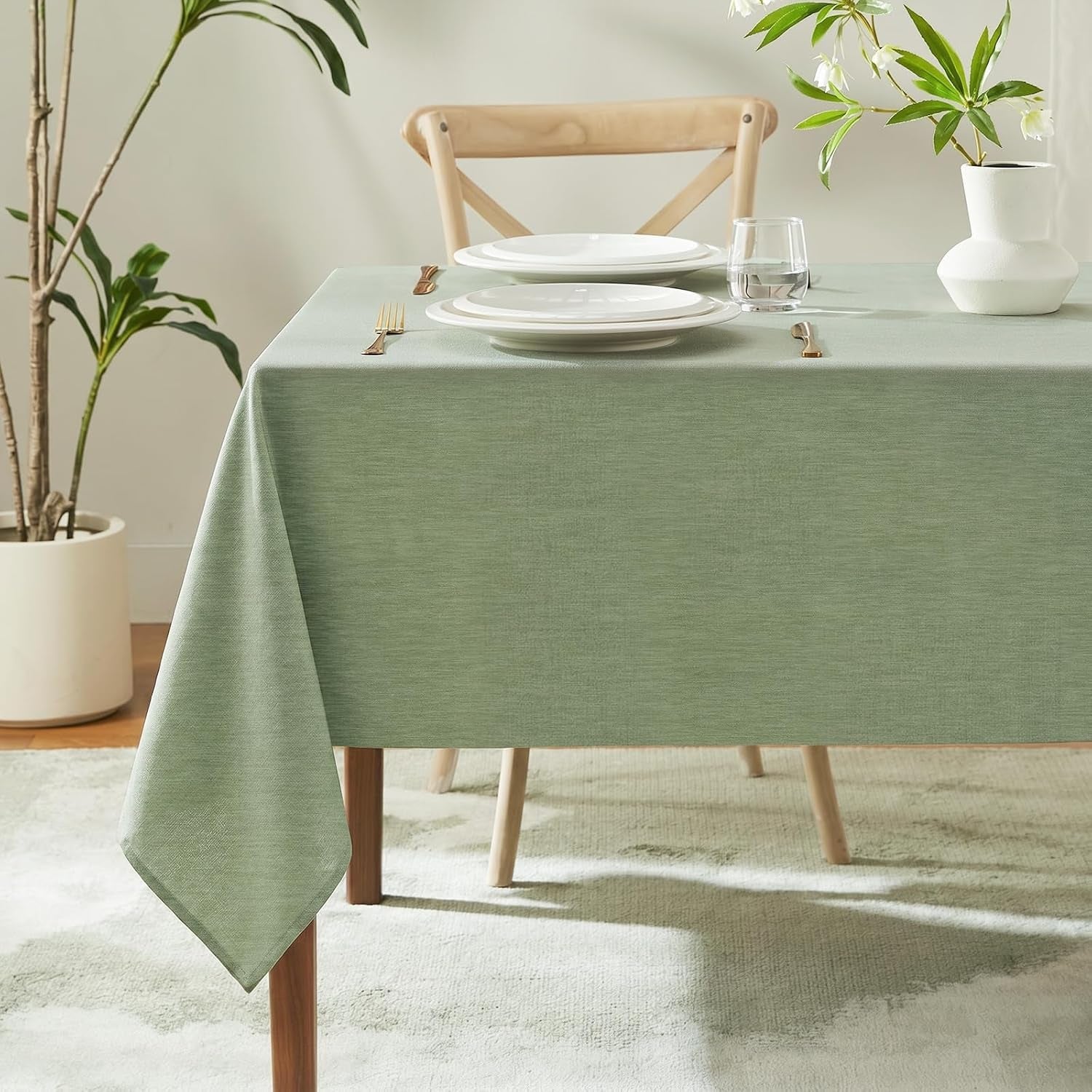 textured-linen-rectangle-table-cloth-sage-green-52-x-70-inch-waterproof-wrinkle-free-wipeable-tablecloths-rectangular-for-kitchen-wedding-outdoor-birthday-dining-farmhouse-fall-decor