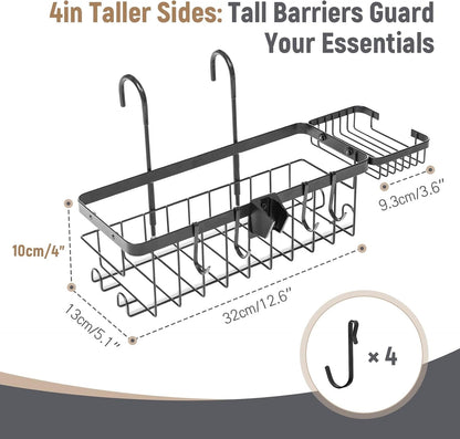 Shower Caddy Basket Hanging on Shower Chair Arms5