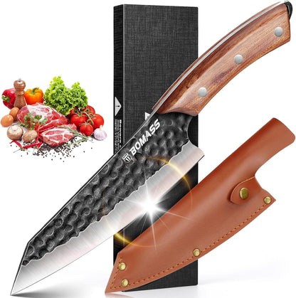 Japanese Chef Knife, Hand Forged Kitchen Santoku Knife1