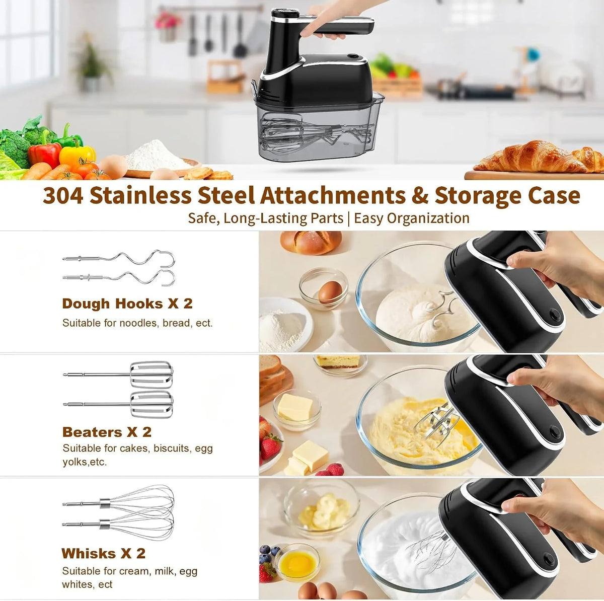 cordless-electric-hand-mixer-12-speed-with-storage-case-black-rechargeable-eject-button-led-self-stand-6-304-stainless-attachment-overheat-protection-quiet-for-baking-dough-cake-egg