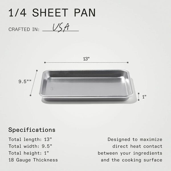 Made in Cookware - Quarter Sheet Pan - Commercial Grade Aluminum - Professional Bakeware5