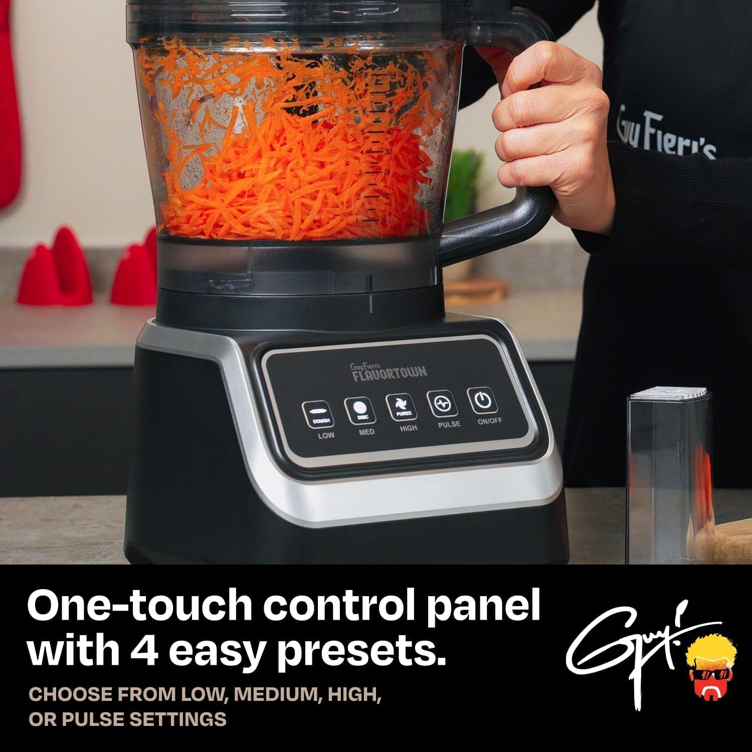 food-processor-4-speed-control-with-easyfeed-chute-750w-motor-8-cup-bowl-vegetable-chopper-mixer-smoothie-maker-dough-kneader-baby-food-meal-prep-black-easyfeed-chute-with-chopping-slicing-shredding-and-dough-mixing-for-fast-meal-prep-and-homemade-recipes