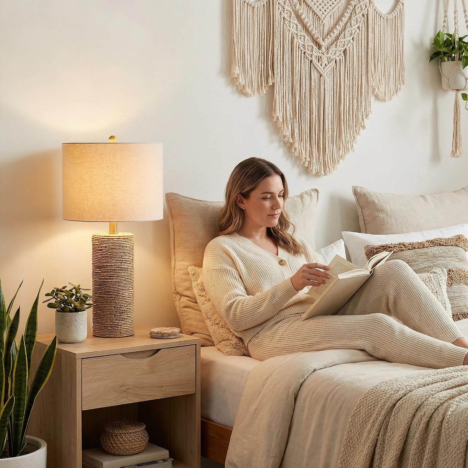 boho-lamps-set-of-2-25-5-coastal-farmhouse-bedside-lamps-resin-woven-rattan-look-nightstand-lamps-with-linen-shade-rotary-switch-for-bedroom-living-room-home-decor