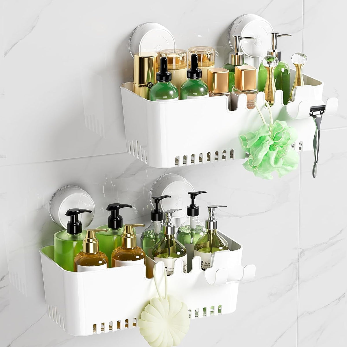 shower-caddy-suction-cup-shower-basket-2-pack-no-drilling-removable-plastic-shower-shelf-organizer-for-bathroom-storage-kitchen-max-hold-22lbs-waterproof-one-second-installation-shower-rack