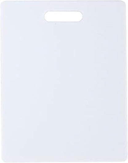 Reversible Plastic Cutting Board, 8X10 Inch, White, Dishwasher Safe, Non-Porous and Durable for Chopping, Slicing, Prep, Easy to Store1