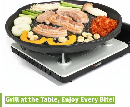'- Korean BBQ Nonstick Grill Pan, KBBQ Grill Pan, Pfoa-Free, Dishwasher Oven Safe, Made in Korea4