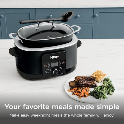 Ninja® Possiblecooker™ plus 12-In-1, 8.5-Qt, Black, MC1010 | 12-In-1 Replaces 12 Appliances, Sous Vide & Proof, Glass Lid, Nonstick Oven-Safe Pot to 500°F, Cooker-To-Oven-To-Table.2