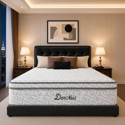 12 Inch Queen Hybrid Mattress, Medium Firm Gel Memory Foam1