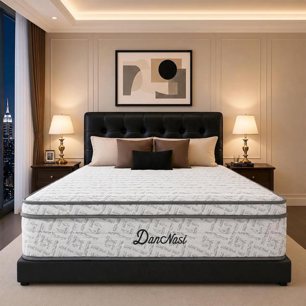 12 Inch Queen Hybrid Mattress, Medium Firm Gel Memory Foam1