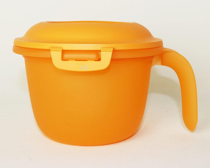Junior Reismeister 550 Ml in Orange Microwave Rice Cooker + Hanging Spoon Apricot