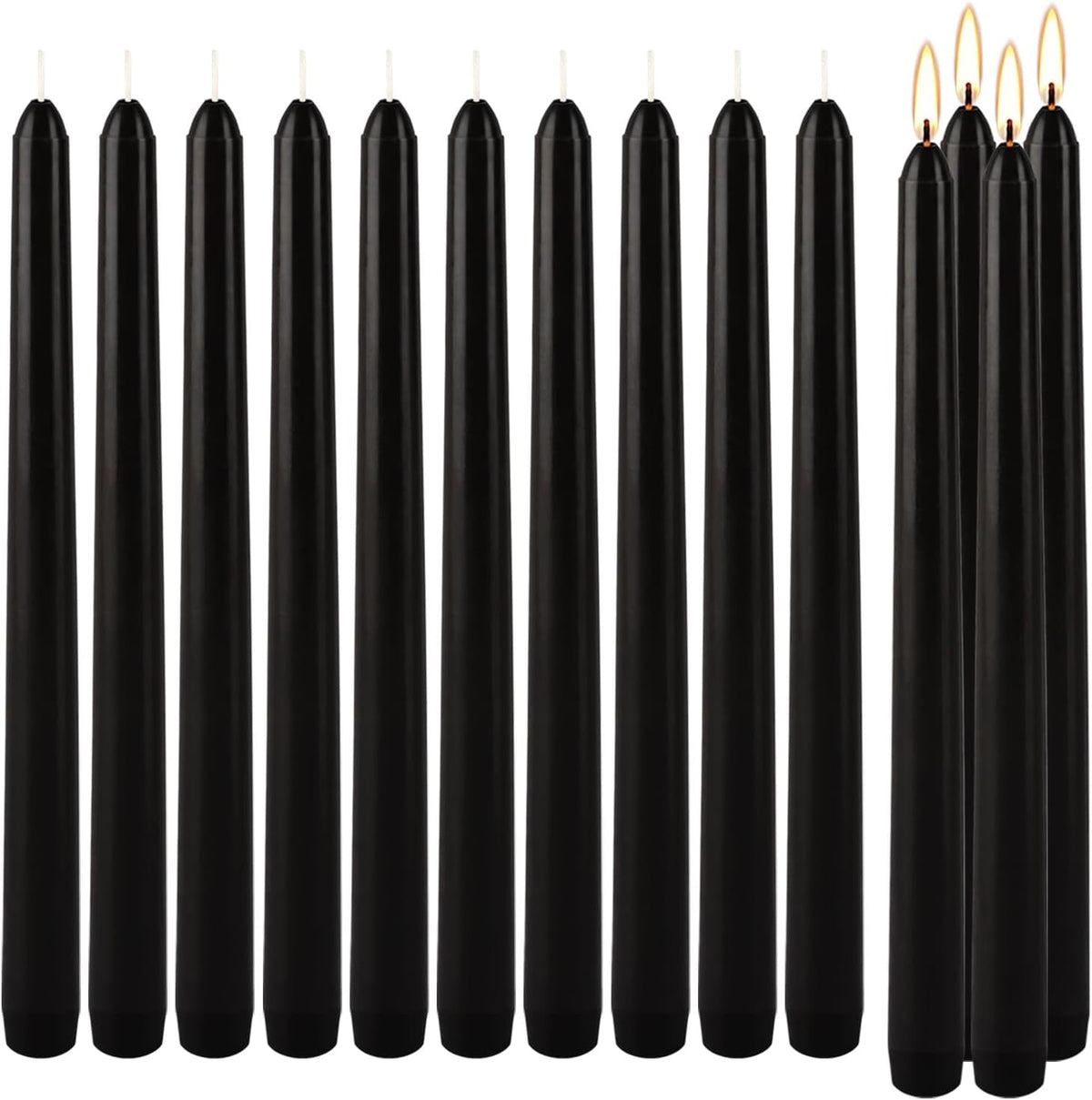 black-taper-candles-set-of-14-dripless-candles-10-inch-tall