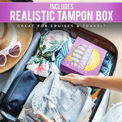Tampon Flasks 12 Pack (18 Oz Total) - Hidden Alcohol Travel Flasks for Women - Secret Liquor Containers for Nightclubs, Festivals, Cruises, and Sports Events – Includes Funnel & Spout5
