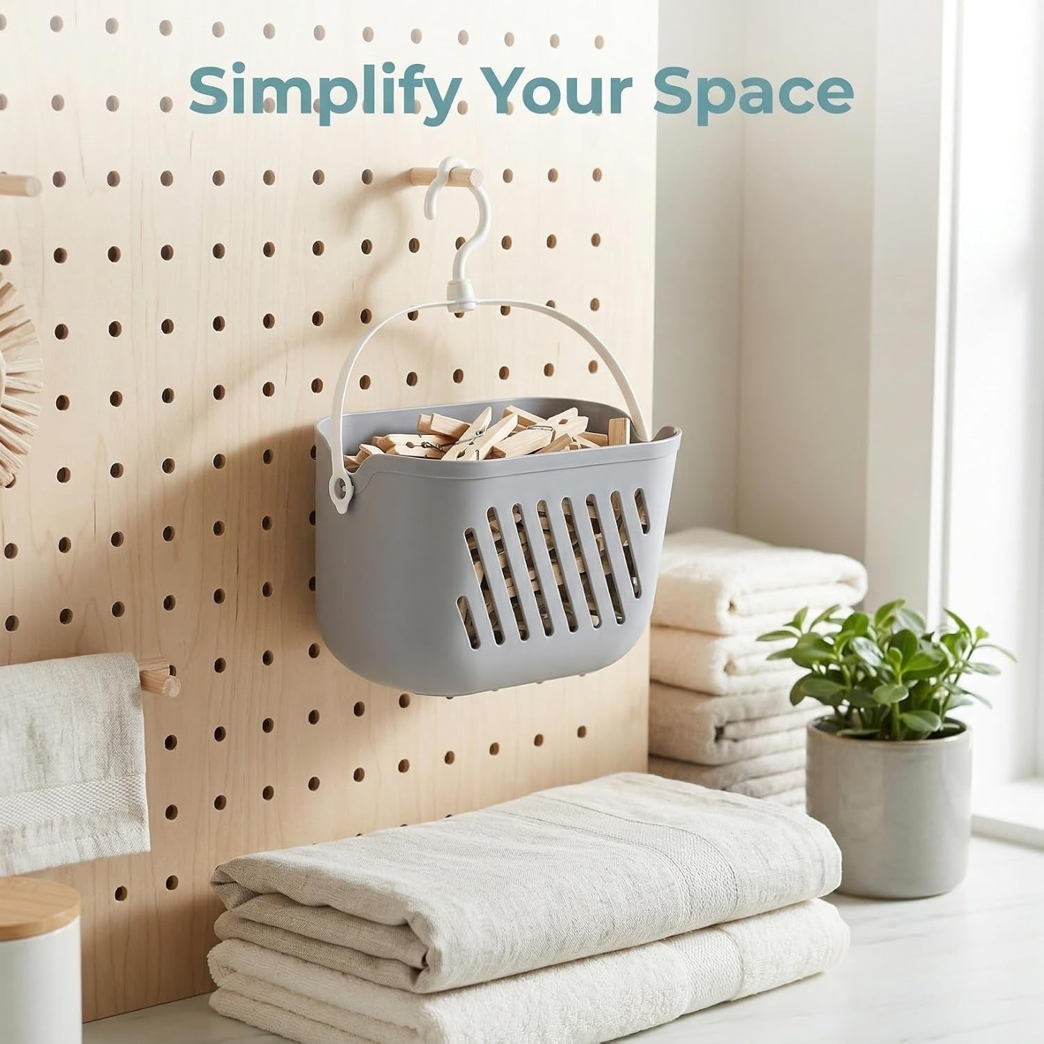 plastic-hanging-shower-caddy-hanging-shower-basket-portable-kitchen-organizer-storage-basket-with-hook-for-home-bathroom-kitchen-gym-and-dorm-grey