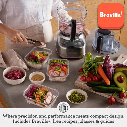 Breville BFP610 Sous Chef 9 Cup Food Processor, Brushed Stainless Steel | Chop, Slice, Shred, and Dice Ingredients Quickly with the Powerful Motor in This Compact Meal Prep Tool | 9 Cup Capacity3