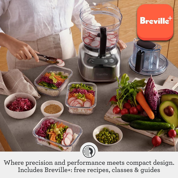 Breville BFP610 Sous Chef 9 Cup Food Processor, Brushed Stainless Steel | Chop, Slice, Shred, and Dice Ingredients Quickly with the Powerful Motor in This Compact Meal Prep Tool | 9 Cup Capacity3